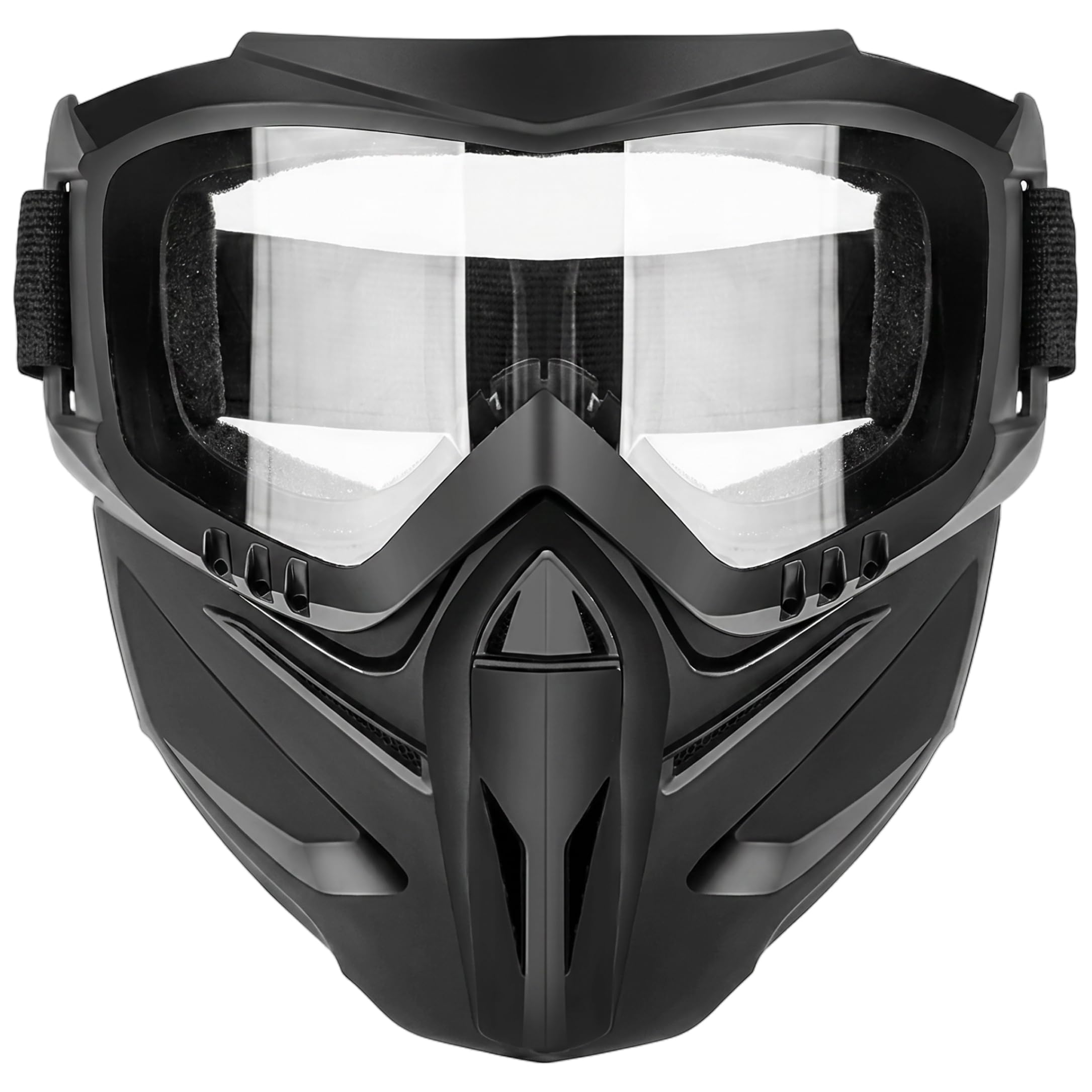 Welding Mask, Detachable Welding Goggles Dust & Windproof Face Shield for Grinding - Transparent Lens Mowing Goggles dust Proof for Mowing Bike