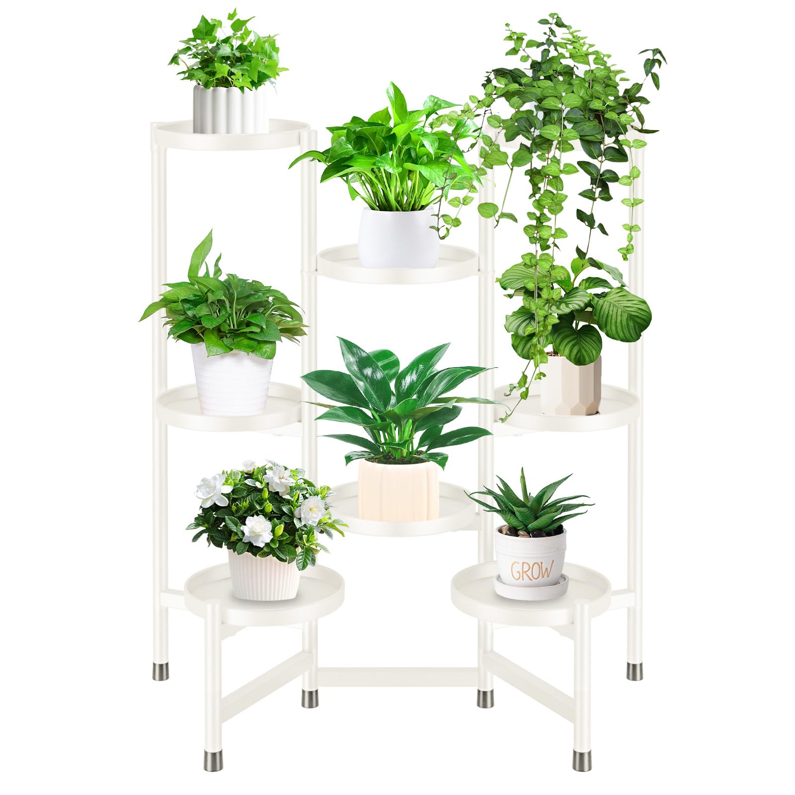 Amazon.com: VeyFolzin.st 8 Tier Metal Plant Stand for Indoor
