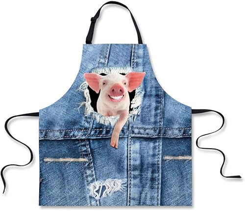 ANYFOCUS Delantal, diseño divertido para la cintura, para hombres y mujeres, regalos para asar a la parrilla