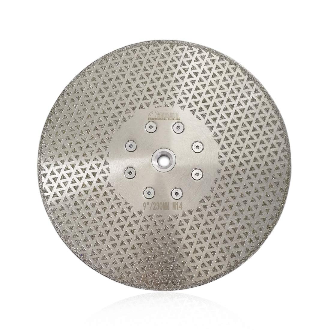 SHDIATOOL Disque Diamant 230mm Lame de Scie Électroplaqué Double Face pour Coupe et Meulage Pierre Granit Marbre Tuile
