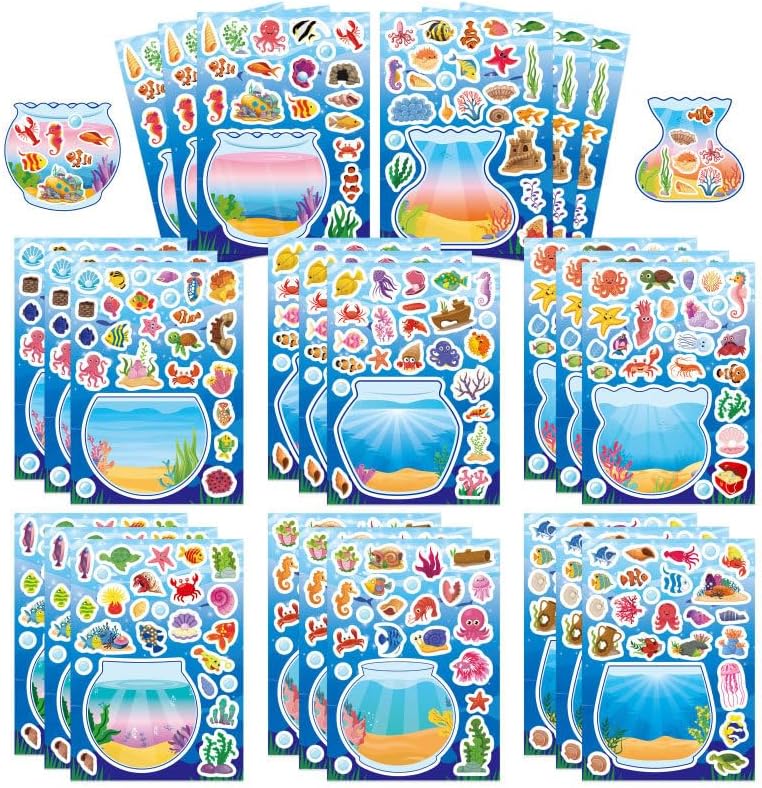 32 Make Your own Fish Tank Stickers