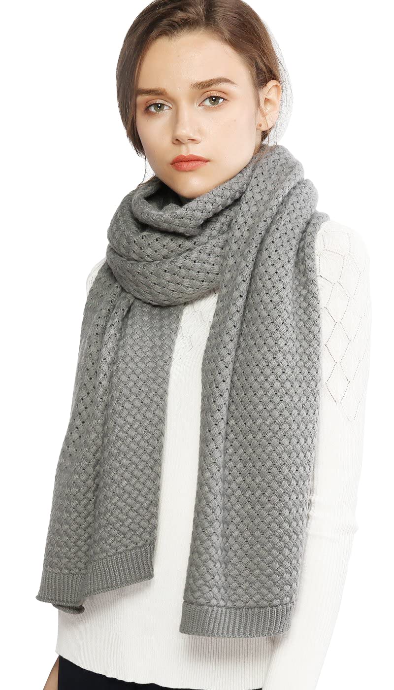RIIQIICHY Winter Scarfs for Women Cold Weather Chunky Knit Scarf