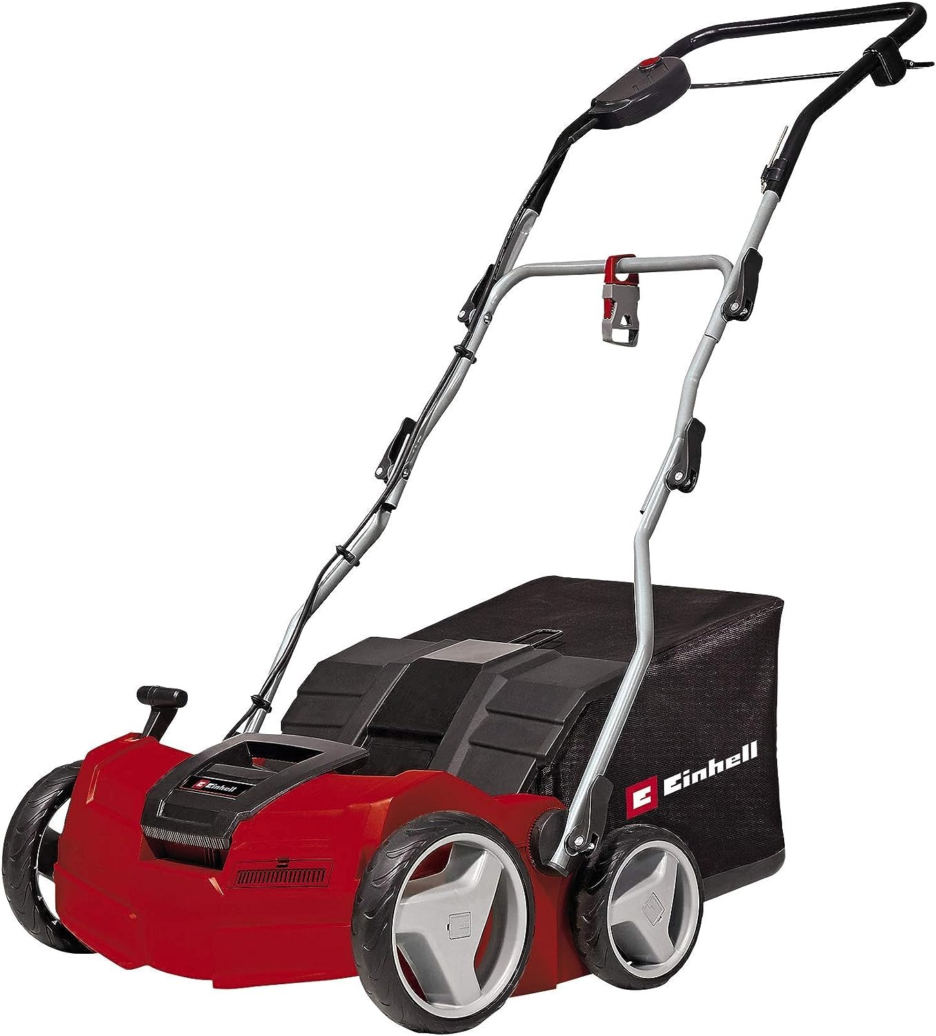 Einhell Elektro Vertikutierer Lüfter GE-SA 1640 (1600 W, 40 cm Arbeitsbreite, bis 12 mm Arbeitstiefe, höhenverst. Holm, 48 L Fangsack, inkl. Lüfterwalze)