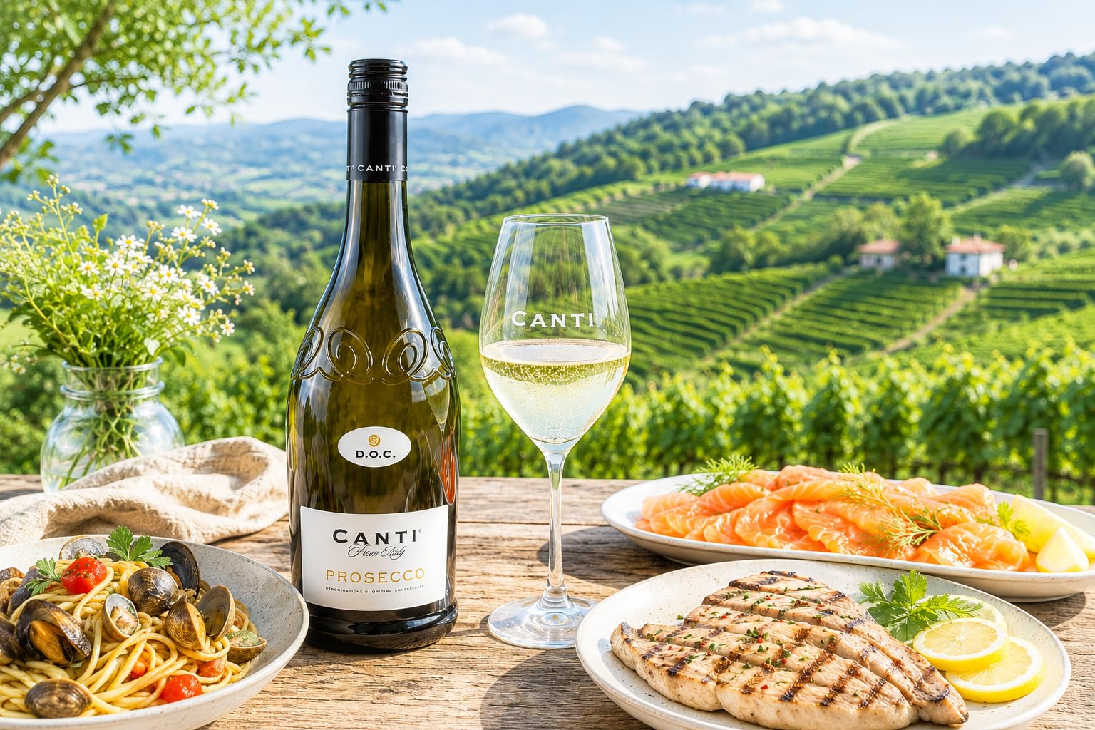 Canti Prosecco D.O.C. Frizzante Stelvin Vin Petillant Italien 6 Bouteilles x 75 cl