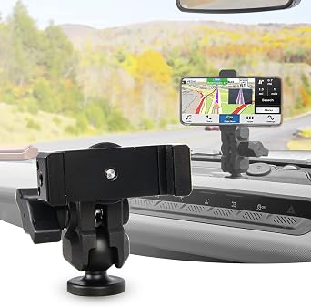 OMU Bronco Dashboard Cell Phone Mount,All-Metal Structure,360 Adjustment Phone Holder Suitable for Ford Bronco Accessories 2022 for All SmartphonesNot Sports,Non-Destructive Installation