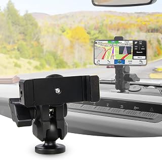 Bronco Dashboard Cell Phone Mount,All-Metal Structure,360° Adjustment Phone Holder Suitable for Ford Bronco Accessories 2022 for All Smartphones(Not Sports,Non-Destructive Installation