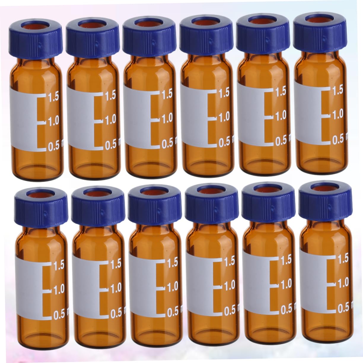 Alipis 2 Sätze Glasfläschchen Probenahme Flaschen Mit Schraubverschluss Chromatographie Fläschchen Lagerbehälter Für Labor Pharmazie Kosmetik 100 Stücke * 2