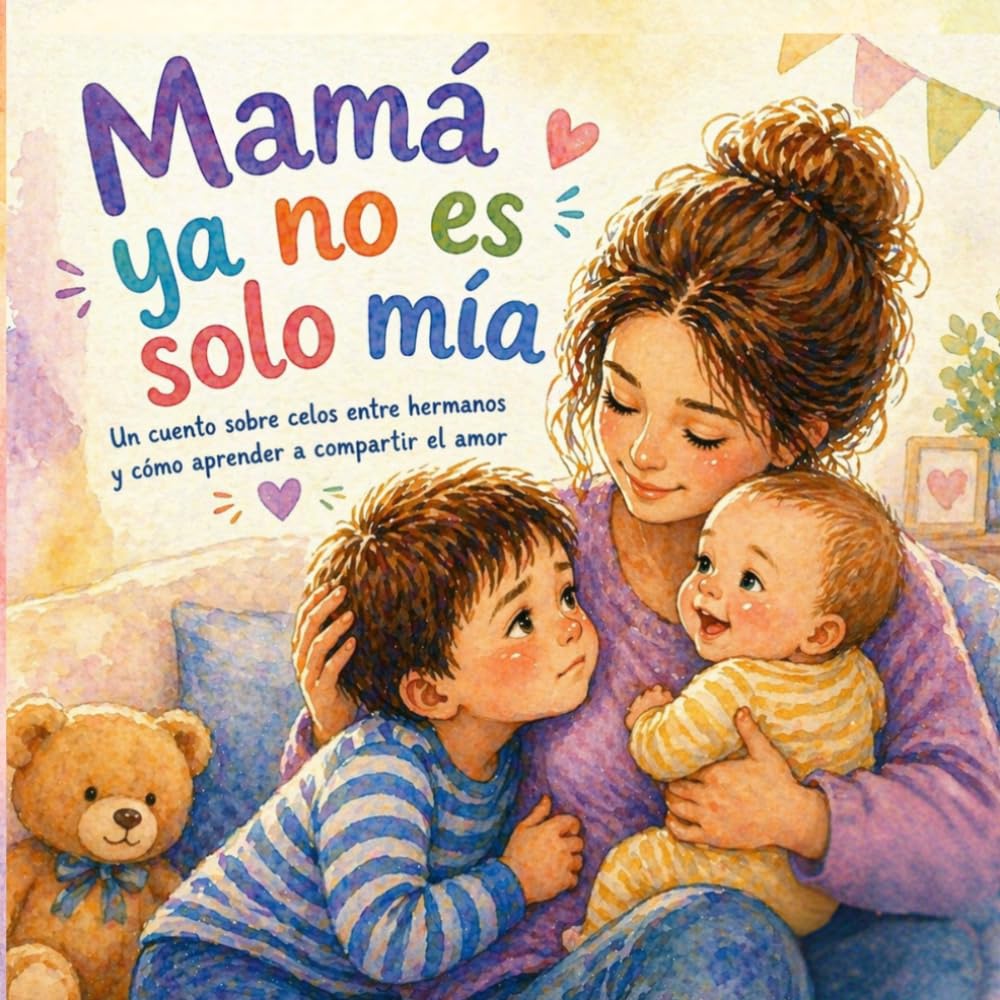 Mamá ya no es solo mía: Un cuento sobre celos entre hermanos y cómo aprender a compartir el amor (Cuentos para entender lo que sentimos)