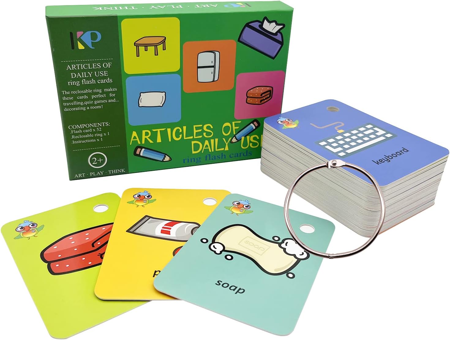 Buy Sight Words Flash Cards For Toddlers 2 4 Years 52 Cards Set
