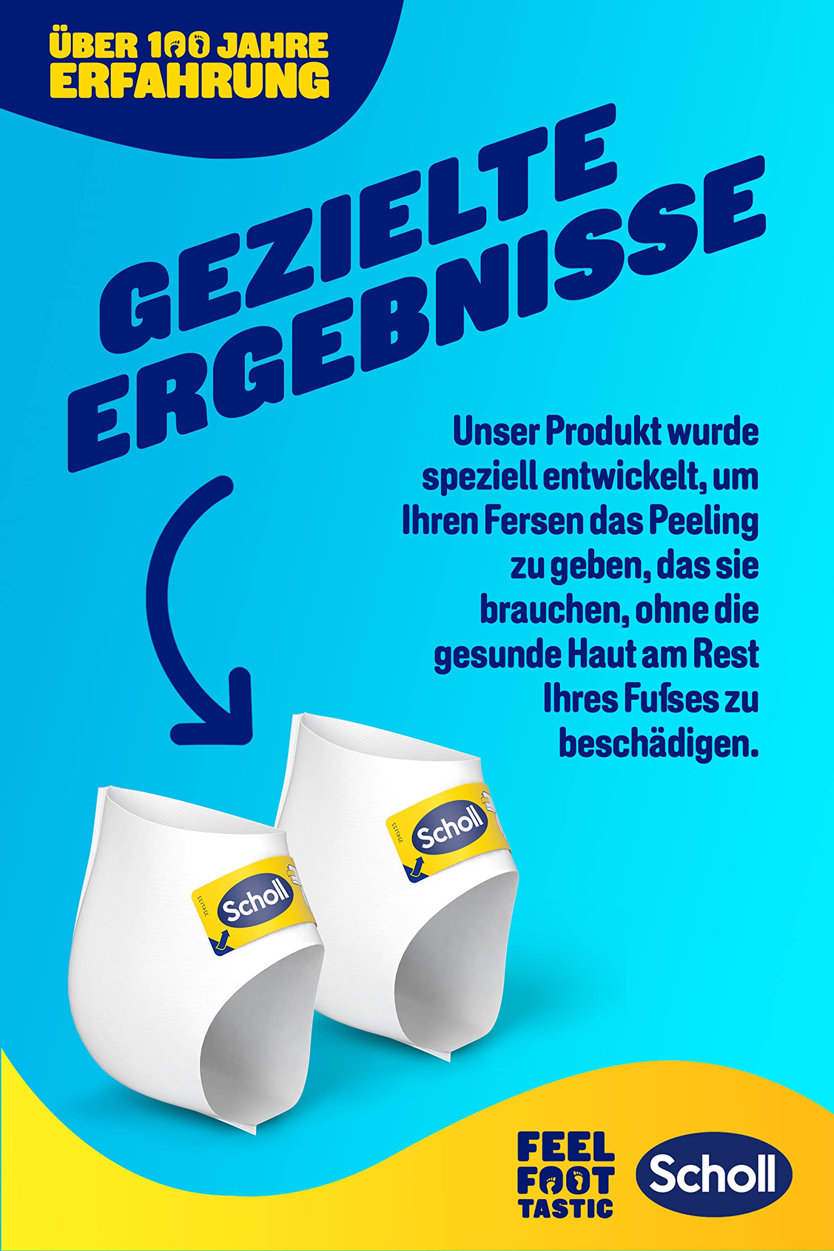 Máscara exfoliante Scholl para eliminar callos - Calcetines para eliminar callos - Máscara para pies sedosos y suaves