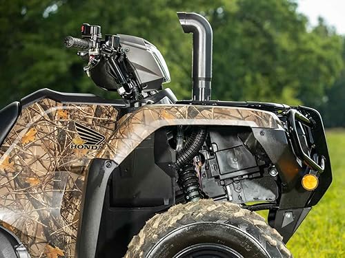 Miniatura 6 de SuperATV Kit de esnórquel Ranger compatible con Honda Rancher 420  Foreman 520 Rubicon 2020+  Resistente y elevador eleva la entrada de aire de tu