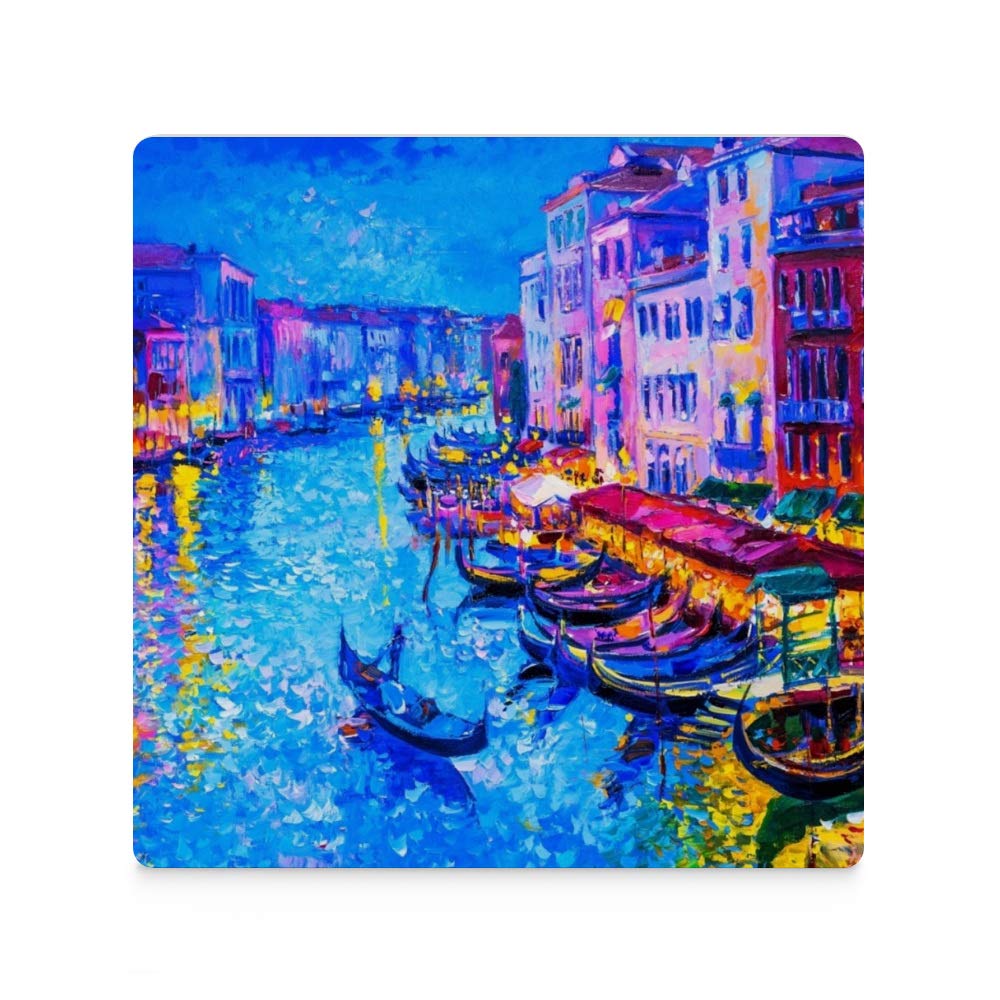 Set Di 4 Sottobicchieri Assorbenti In Ceramica Con Base In Sughero – Moderni E Antiscivolo – Diametro 10,2 Cm – Regalo Per Inaugurazione Casa