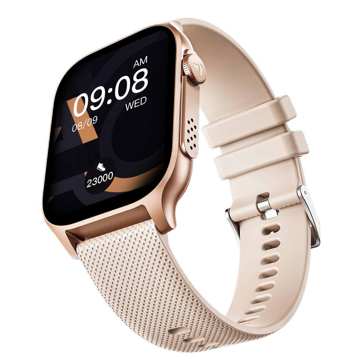 boAt New Launch Ultima Ember Smartwatch w/ 1.96” (4.97 cm) AMOLED Display, Personalized Fitness Nudges, Functional Crown, 100+ Sports Modes, Custom Watch Faces (Rose Gold)-image-8