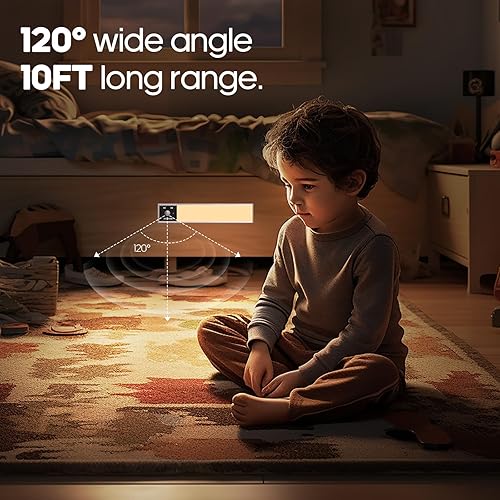 Miniatura 2 de Luces para debajo del gabinete, 7.8 pulgadas, 78 luces LED con sensor de movimiento para interiores, 3 modos de color y brillo, luces de armario,