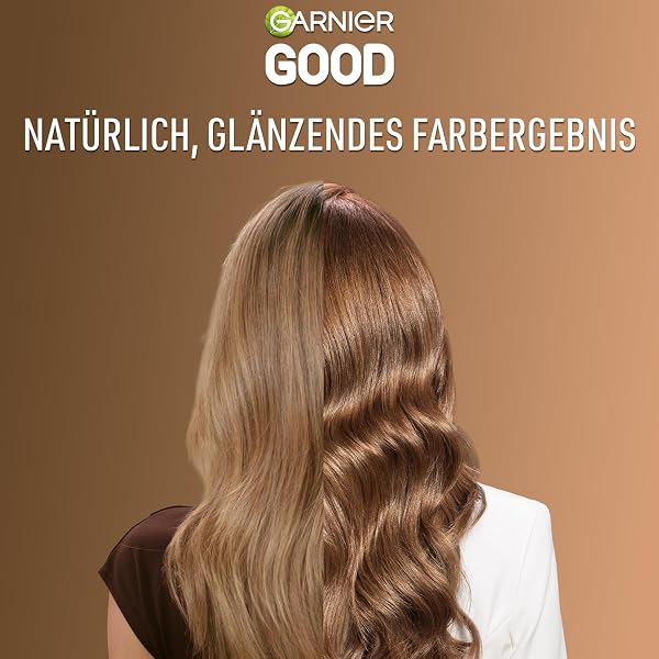 Garnier GOOD Dauerhafte Haarfarbe 6.0 Mochaccino Braun, permanente Coloration, ohne Ammoniak, bis zu 100% Grauabdeckung, bis 8 Wochen langanhaltende Farbe, einfache Anwendung, angenehmer Duft, 1 Stk. - 3