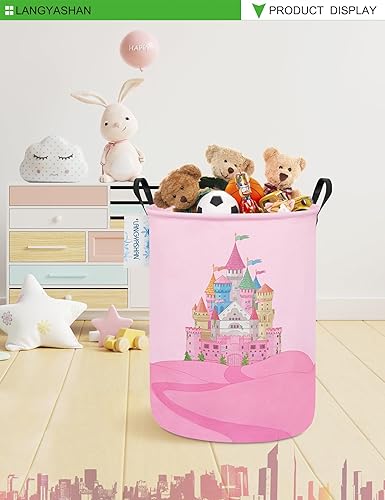 Miniatura 29 de LANGYASHAN Contenedor de almacenamiento, cesta organizadora plegable de tela de lona para ropa sucia, contenedores de juguetes, cestas de regalo, Un