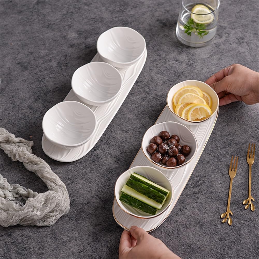 Salseras Vajilla for ensalada de frutos secos 3 piezas