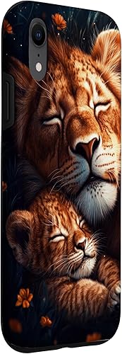 Miniatura 3 de Lion Family Case Cub Parent Love Wildlife Peaceful Serene Case for iPhone XR