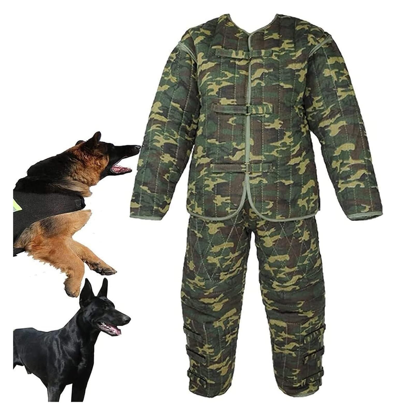 DXYOYONGMZ Dog Training Suit, Anti-Dog Bite Jumpsuit, Professional Dog Bite Sleeves Suit, Training Dog Protective Clothing, Body Protection Dog Training Bite Suit for Training & Protection