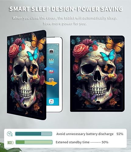 Vista 131 de Funda para Kindle de 6 pulgadas (11.ª generación, versión 2024/2022) delgada de piel sintética, ajustable, multiángulo, Smart Shell con función