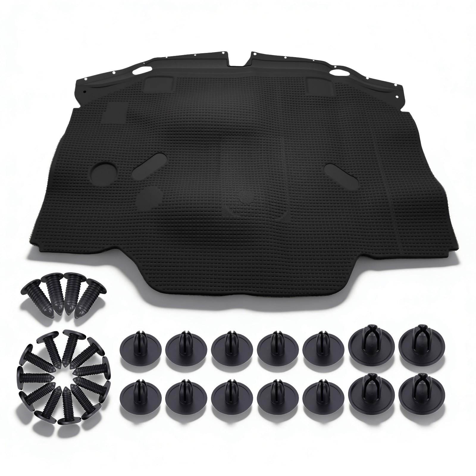 Motorhauben Isolierpad Set Kompatibel mit SL R129 300SL 500SL 600SL SL320 SL500 SL600 1990–2002, Unter der Motorhauben Isoliermatte als Ersatz für 1296802025 A 129 680 20 25