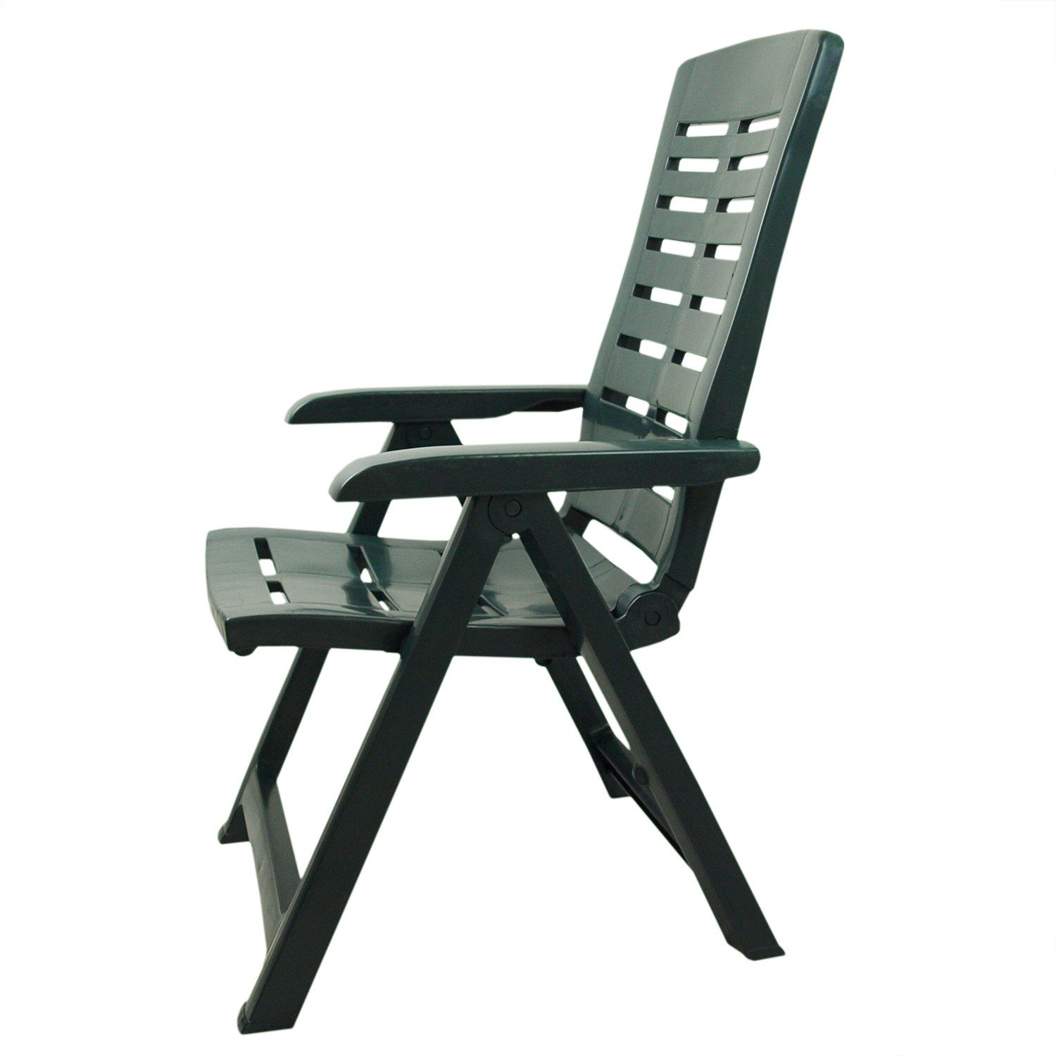 Ipae-Progarden S.P.A. Yuma 5 Sedia da giardino reclinabile plastica 60x61x108 cm verde
