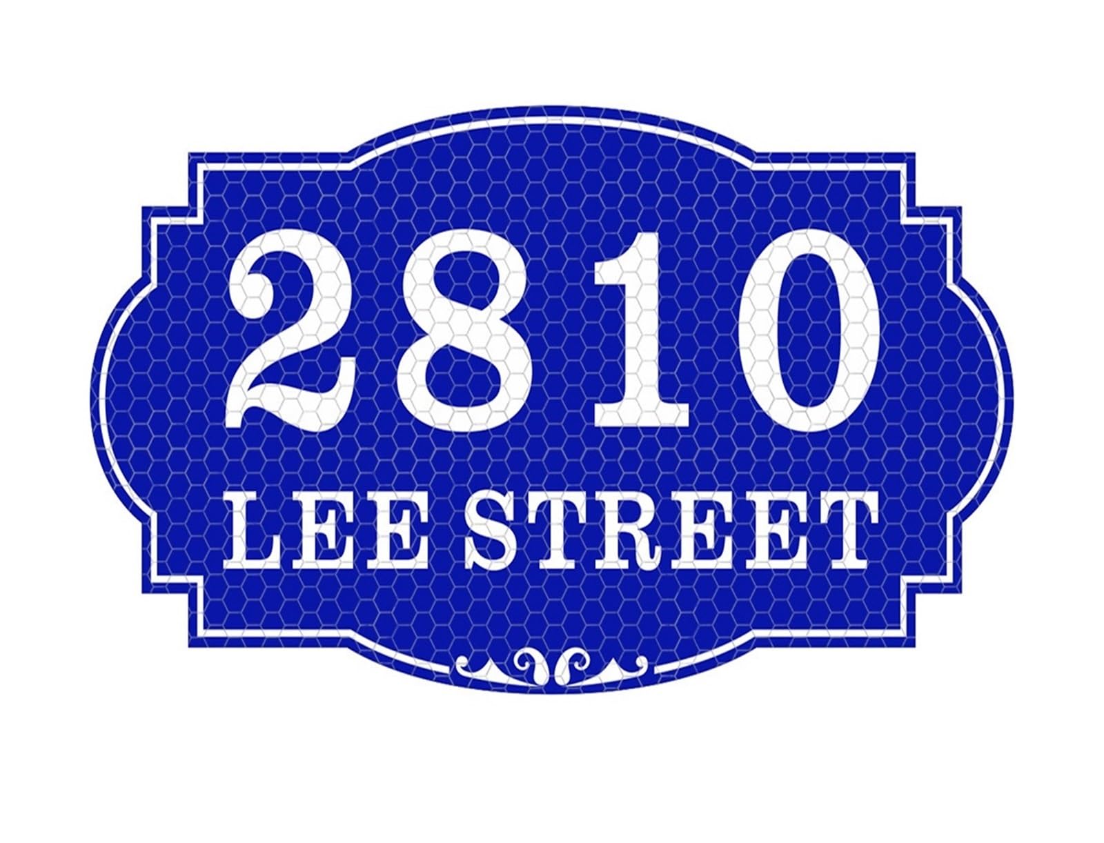 Plaque D'adresse En PVC, 1 Pièce, Signe De Numéro Maison Extérieur for Boîte Aux Lettres, Appartement, Bureau, Hôtel(J with Reflective)