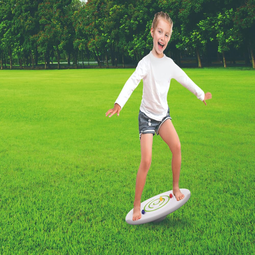 Playwell Innov8 Balance Board Sports Active Play Board with 3 Balls, Maze Navigation, for Home and Backyard 4