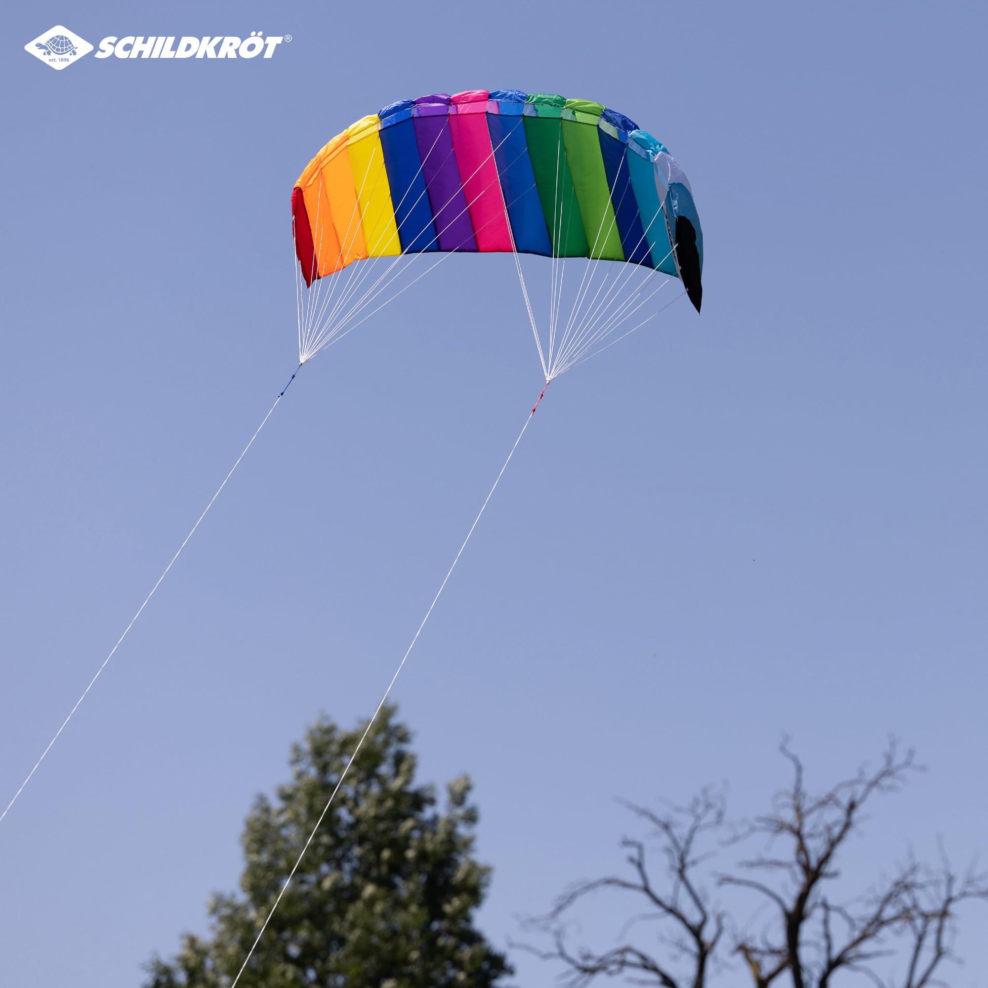 Cerf Volant Sport 1.6 Aile Traction À Deux Lignes - Schildkröt - Blanc - Pour Enfant À Partir De