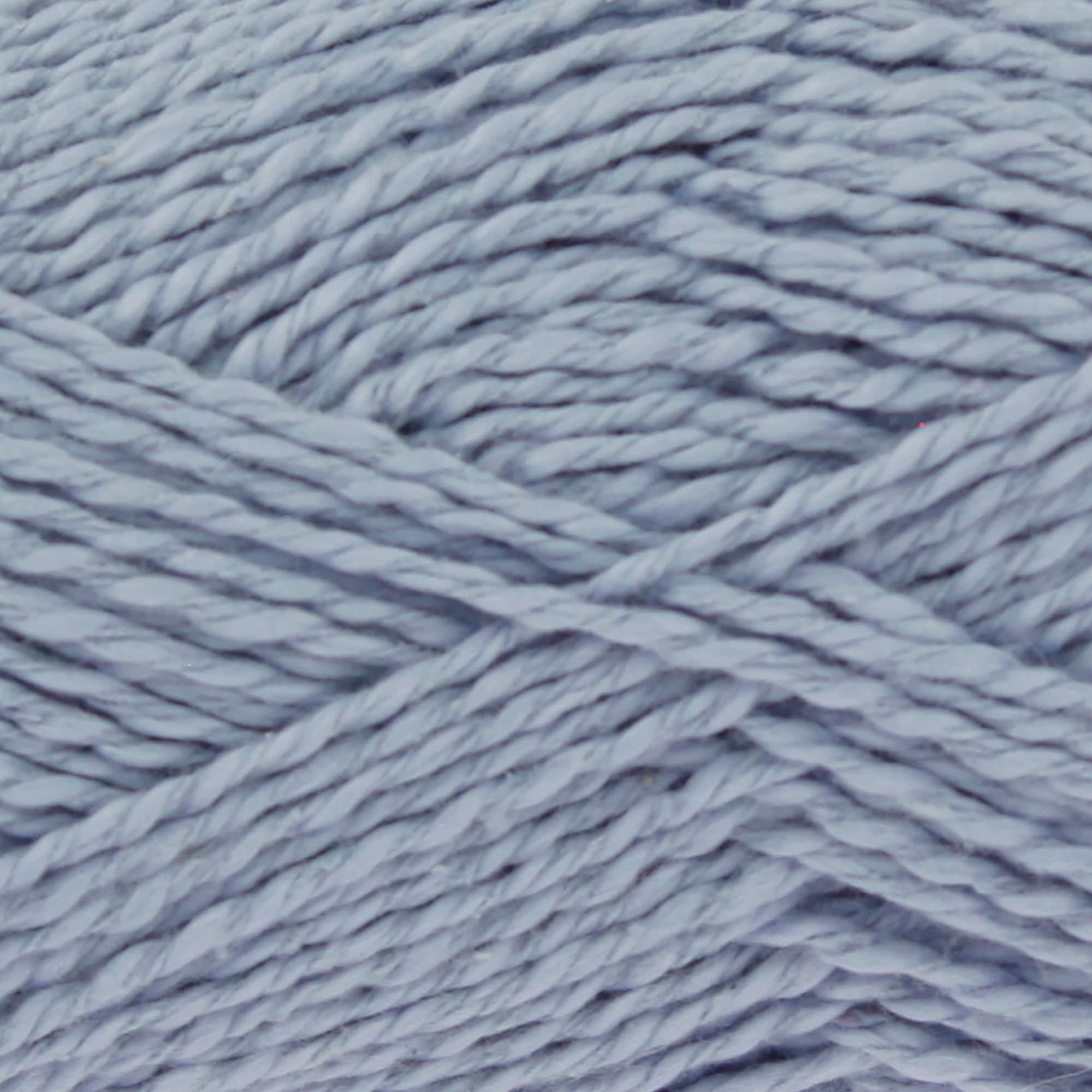 King Cole Finesse Cotton Silk DK Yarn - 50g Ball - Luxury Double Knitting Wool with 70% Cotton and 30% Silk Blend for Knitting and Crochet (2815 Soft Blue)