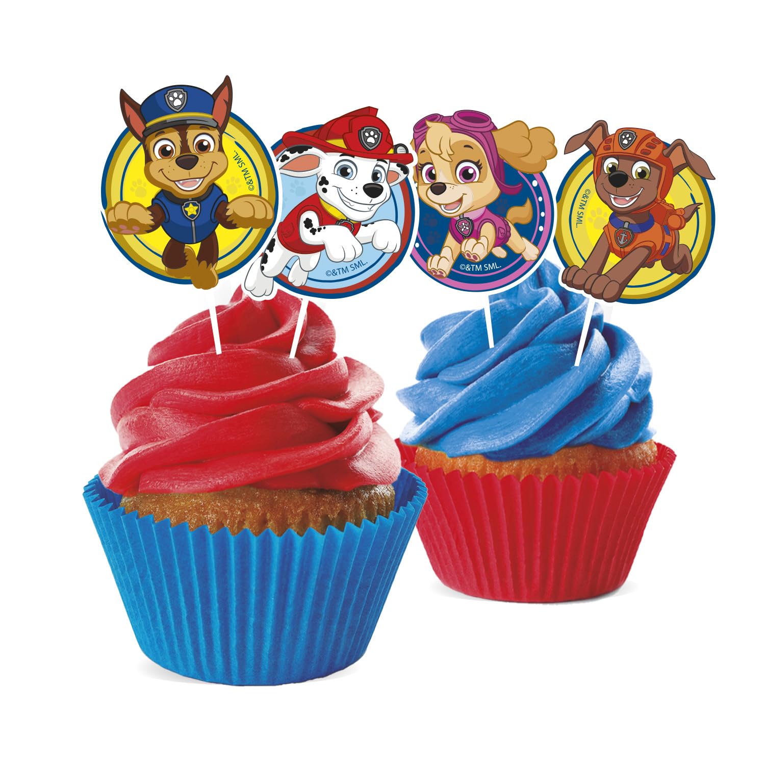 10 Candeline Di Compleanno Con Stampa A Zampa Di Cane, Colore Blu, Dimensioni 9x1 Cm - Perfette Per Torte A Tema Animali Domestici, Feste Per Bambini E Amanti Dei Cani