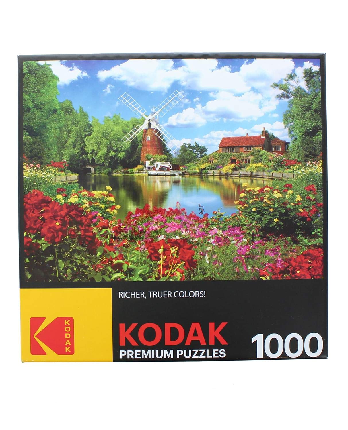 Rose ArtHunset Mill Norfolk England 1000 Piece Jigsaw Puzzle