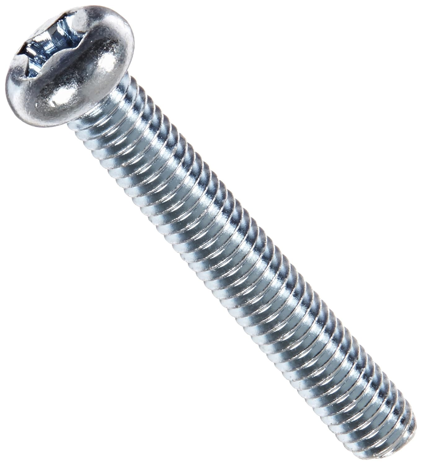 Steel Pan Head Machine Screw, Zinc Plated, Meets JIS B1111, 3 Phillips