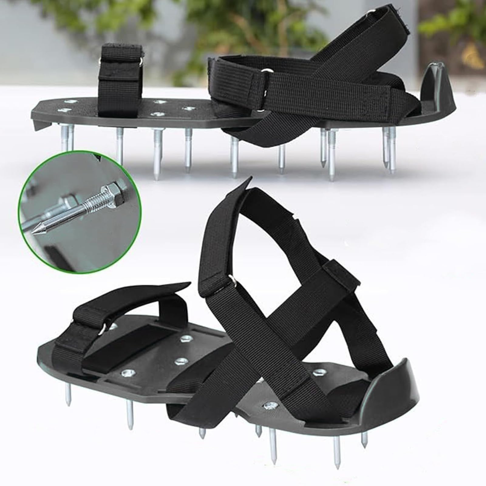 Chaussures d'aération pour l'entretien de la pelouse Outil d'aération du