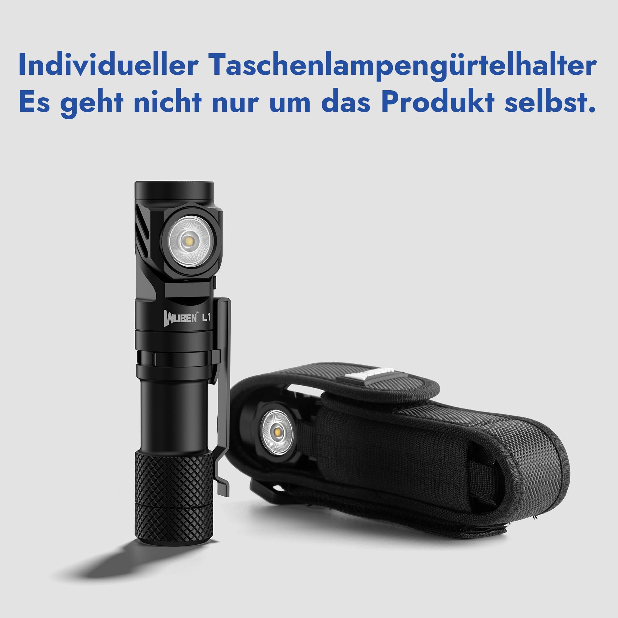 WUBEN L1 Taschenlampe LED Aufladbar, 2000 Lumens Extrem Hell