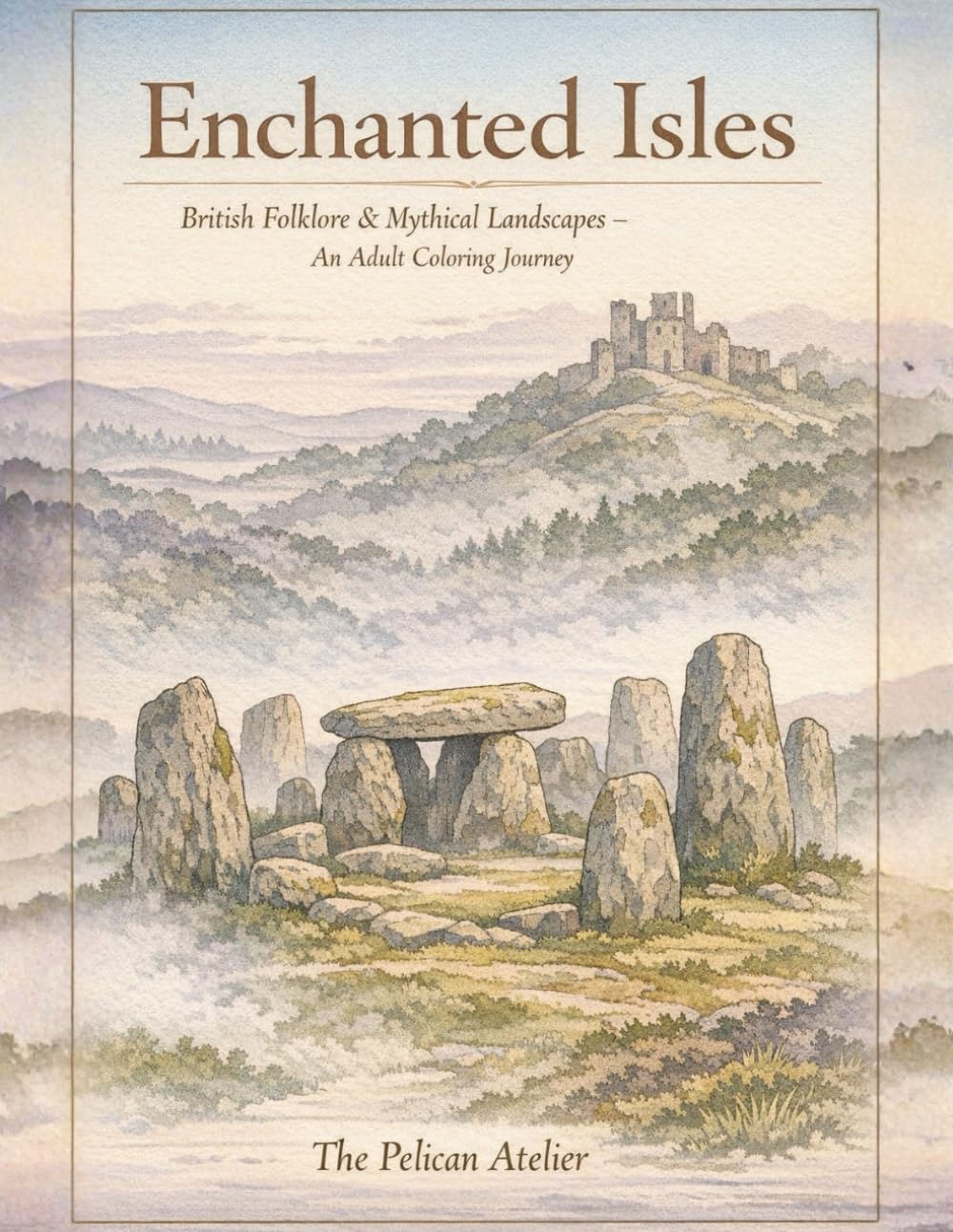 Enchanted Isles: British Folklore & Mythical Landscapes: An Adult Coloring Book for Relaxation, Mindfulness, and Creative Escape