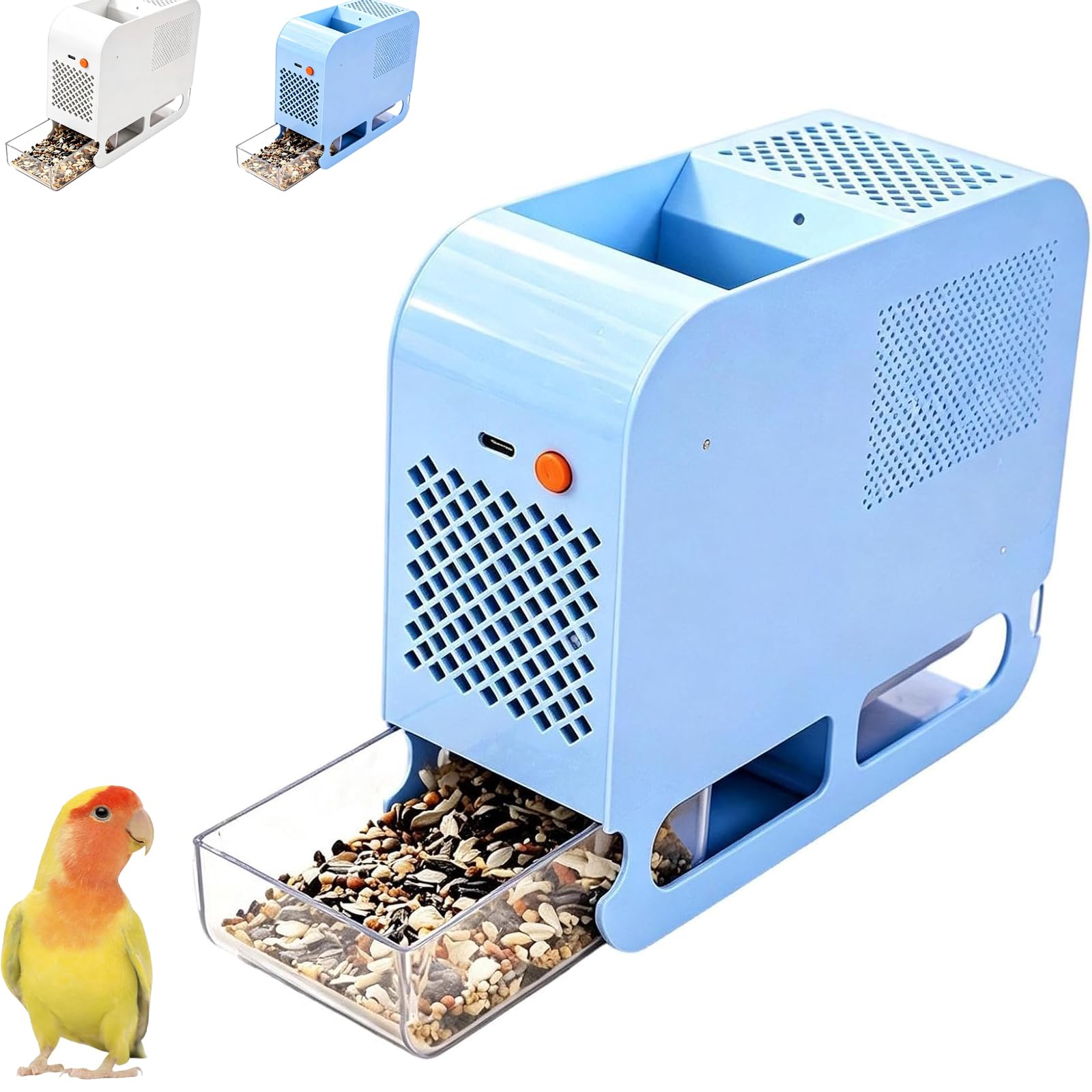 Electric Bird Seed Shell Separator, USB Plug-In Grain Splitte Machine (#B)