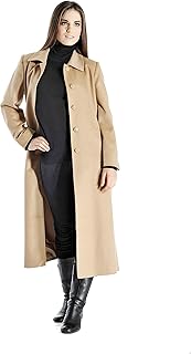 Sponsored Ad - Cashmere Boutique 100% Pure Cashmere Full Length Topcoat Women – Lightweight, Soft & Warm Overcoat