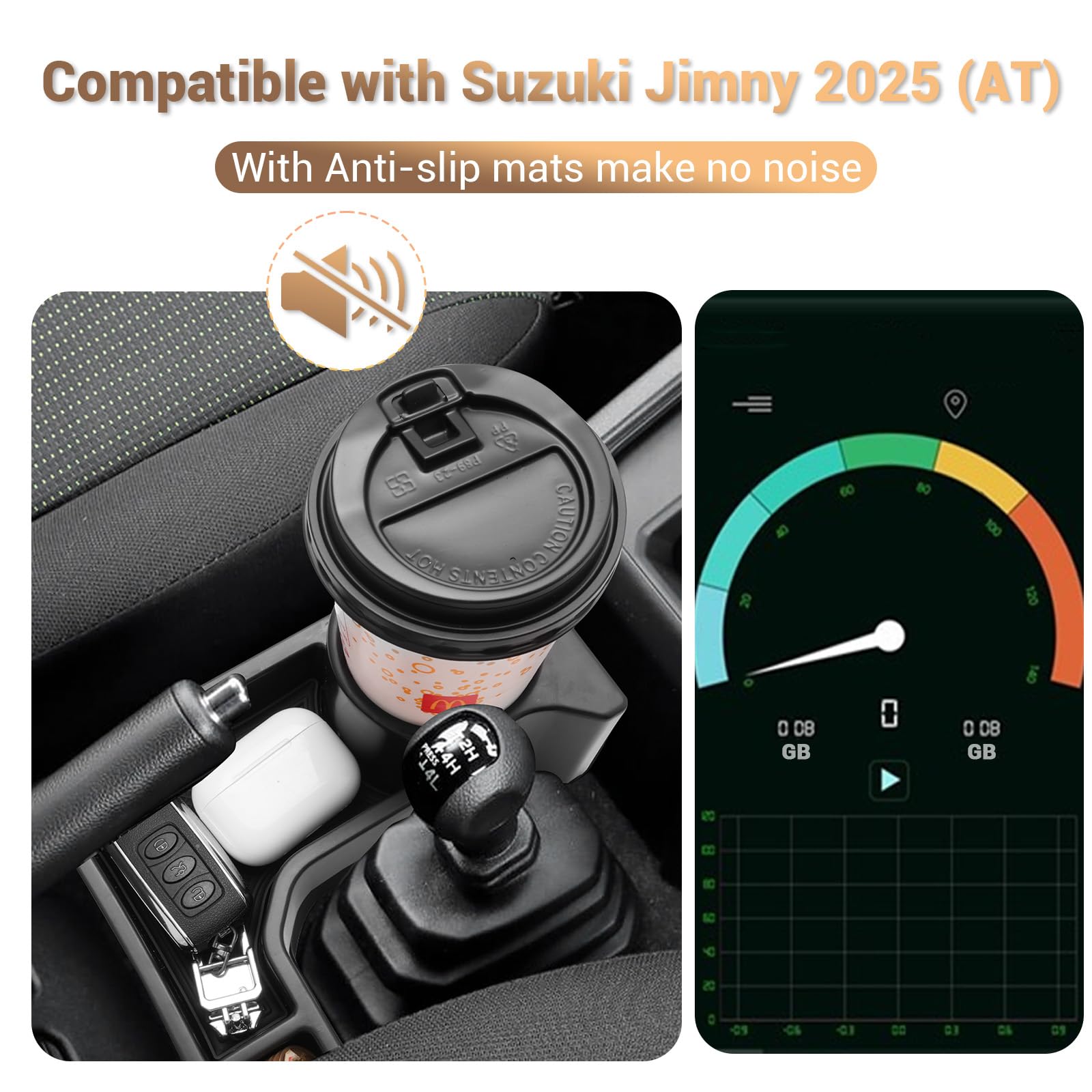 YEE PIN Kompatibel für Suzuki Jimny 2018-2025 (AT) Mauritius