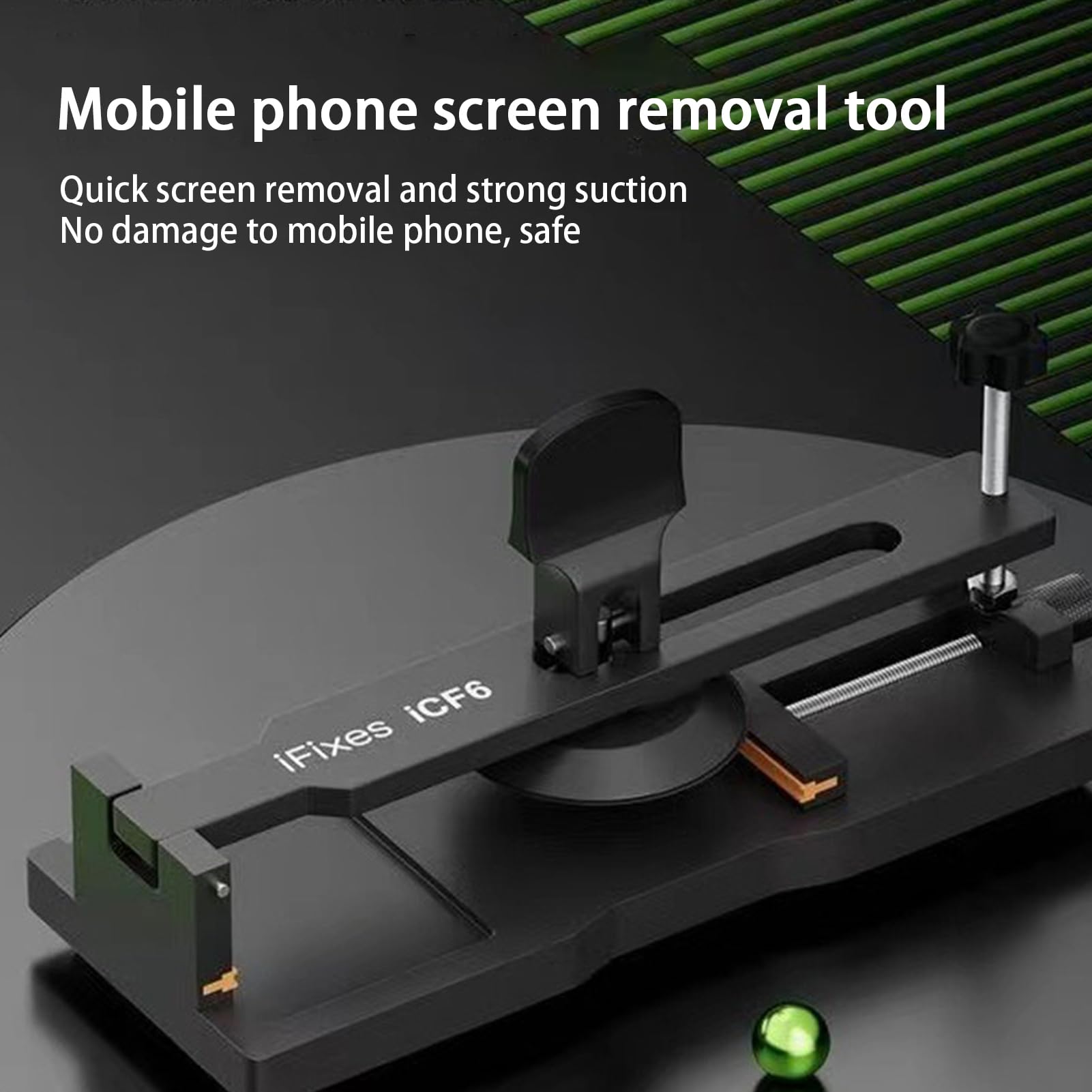 Separatore dello schermo del telefono - Strumento di rimozione LCD universale per telefoni cellulari, kit di di riparazione ergonomico, lega di metallo, dispositivo compatto ad alta stabilità |