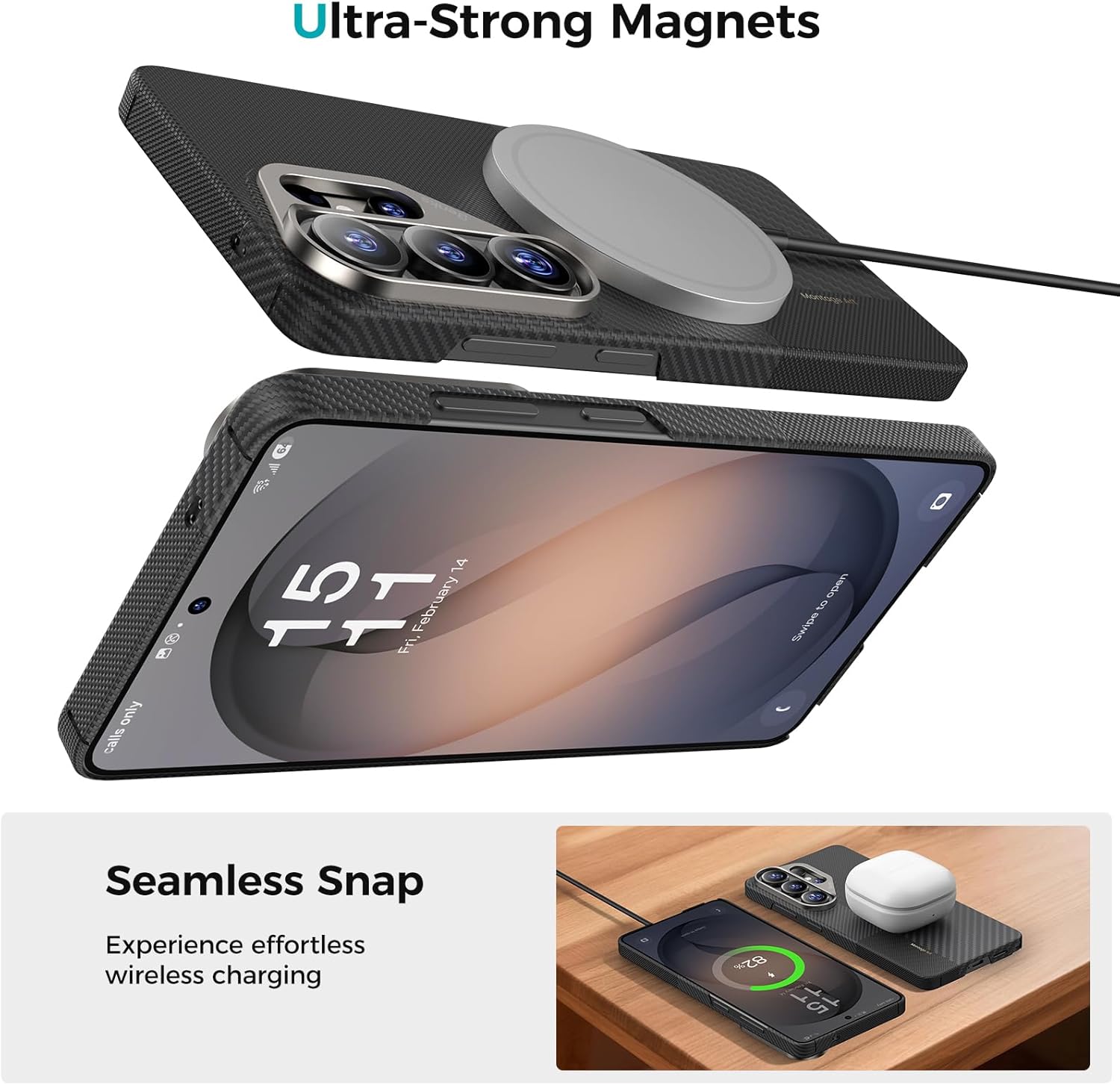 BENKS S26 Ultra Case, Montage ArmorAir Case for Samsung Galaxy S26 Ultra Compatible with Magsafe, Ultra Slim & Lightweight Minimalist Case Built with Dupont Kevlar 600D & 1500D Fiber