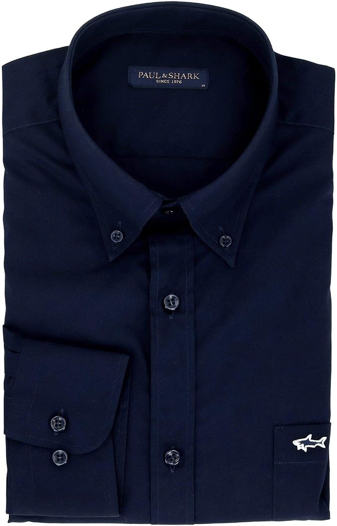 PAUL \u0026 SHARK Luxury Fashion Hombre C0P3001130 Azul Camisa | Otoño-Invierno  19: Amazon.es: Ropa