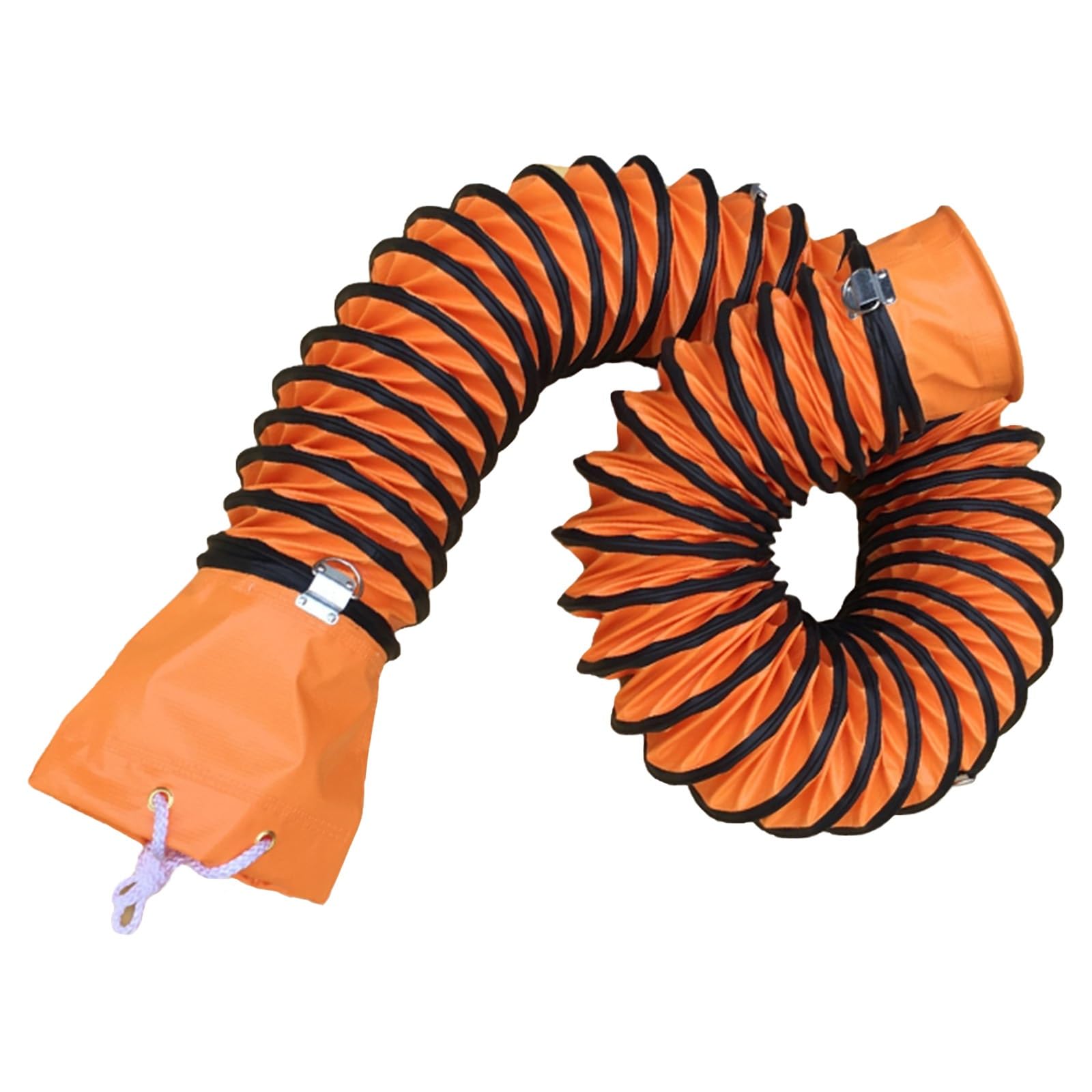 Wąż wentylacyjny z PVC do wentylatora wyciągowego 6 "-32", ognioodporna rura wentylacyjna, przewód powietrza do suszarki z pierścieniami D, średnica 25,6", długość 16,4 stopy