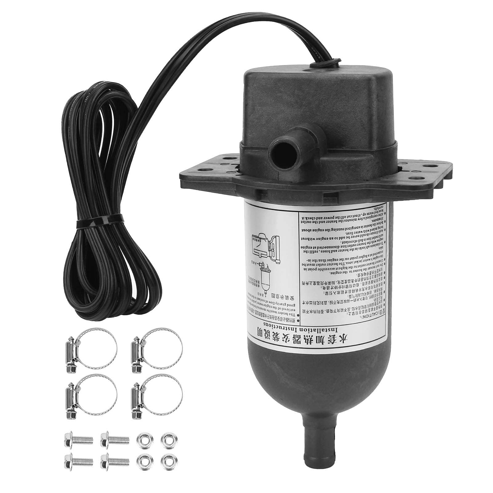 Chauffe-bloc Moteur 1000W Préchauffeur Réservoir Eau à Température Constante pour Auto Camion Navire