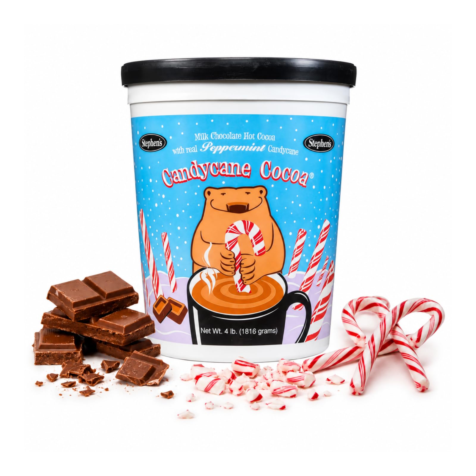 Amazon.com : Stephen's Gourmet Candy Cane Hot Cocoa Mix – Milk