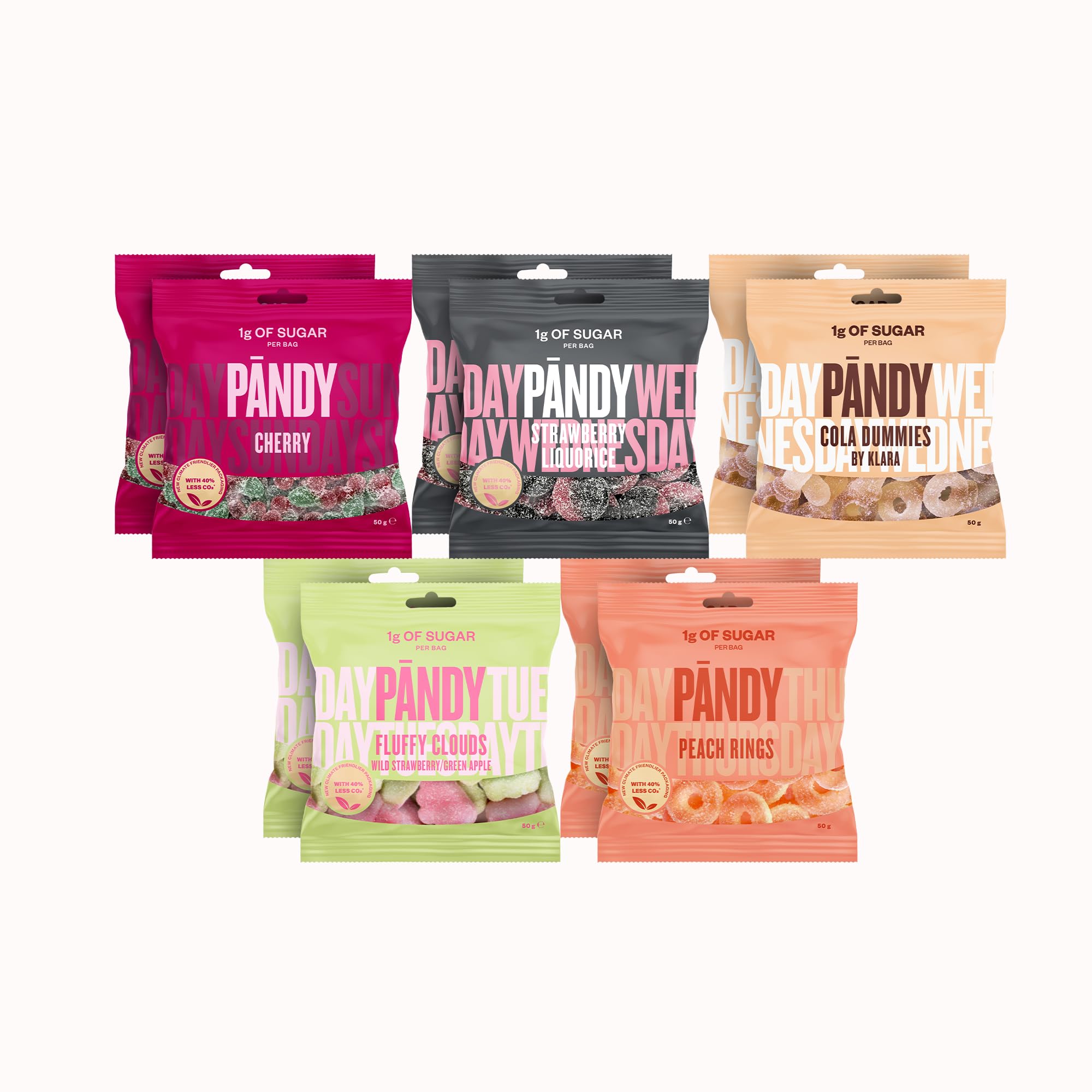 PÄNDY Mix, Sugar Free Candy 10x50g
