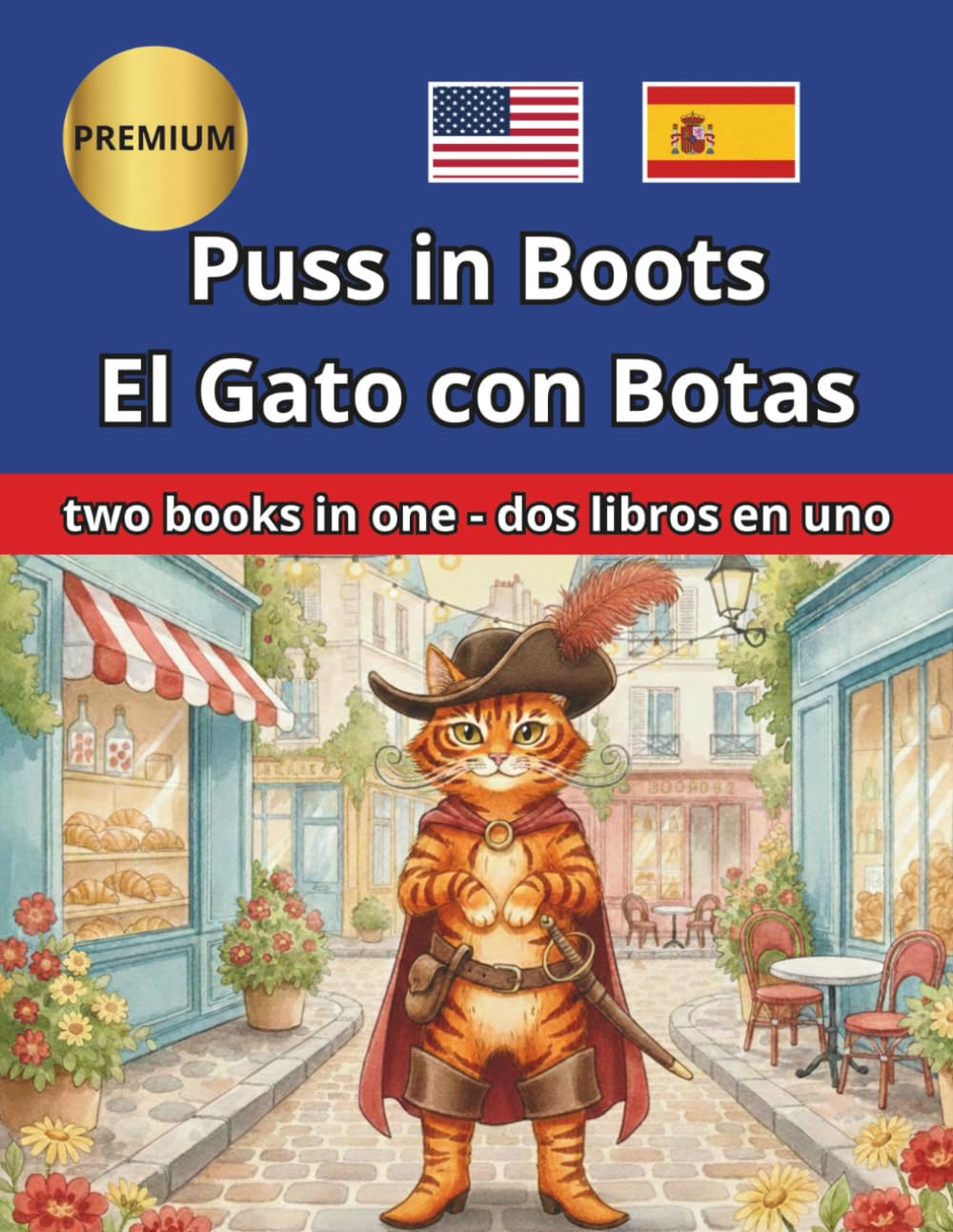Puss in Boots El Gato con Botas English Español Bilingual Bilingüe: Bilingual Edition with Paragraph-by-Paragraph Translation / Edición Bilingüe con ... de 2 a 12 años (Bilingual English Spanish)