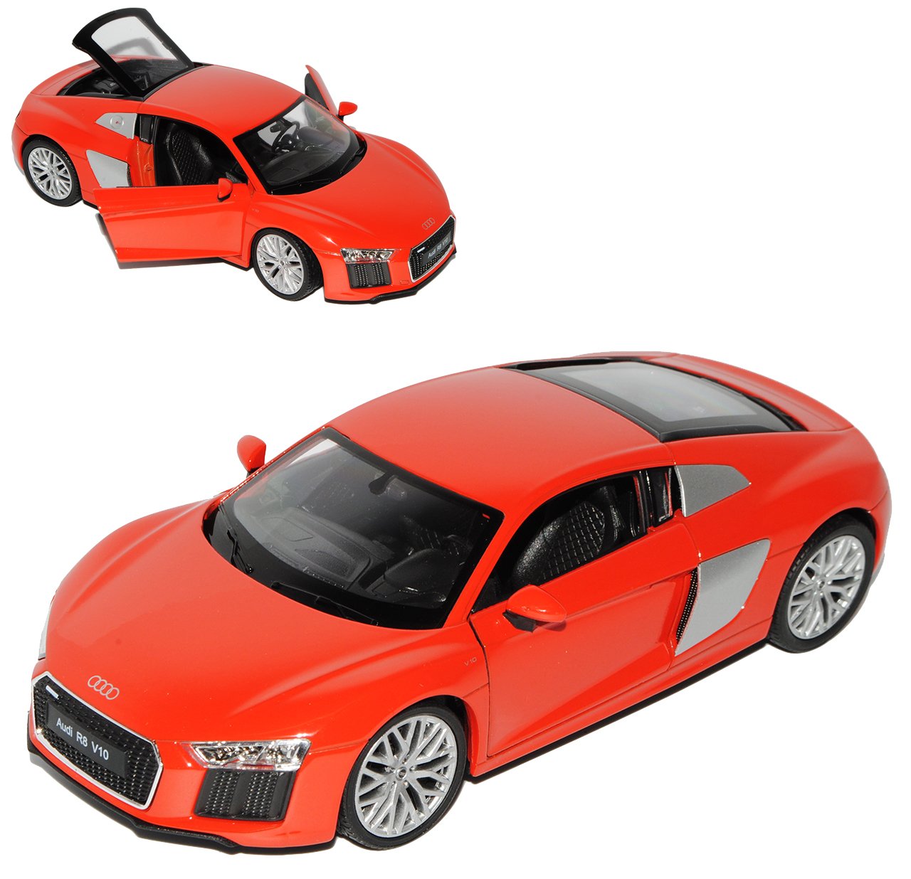alles-meine.de GmbH Audi R8 Coupe Rot 2. Generation Ab 2015 model 1/24 Welly Modell Auto