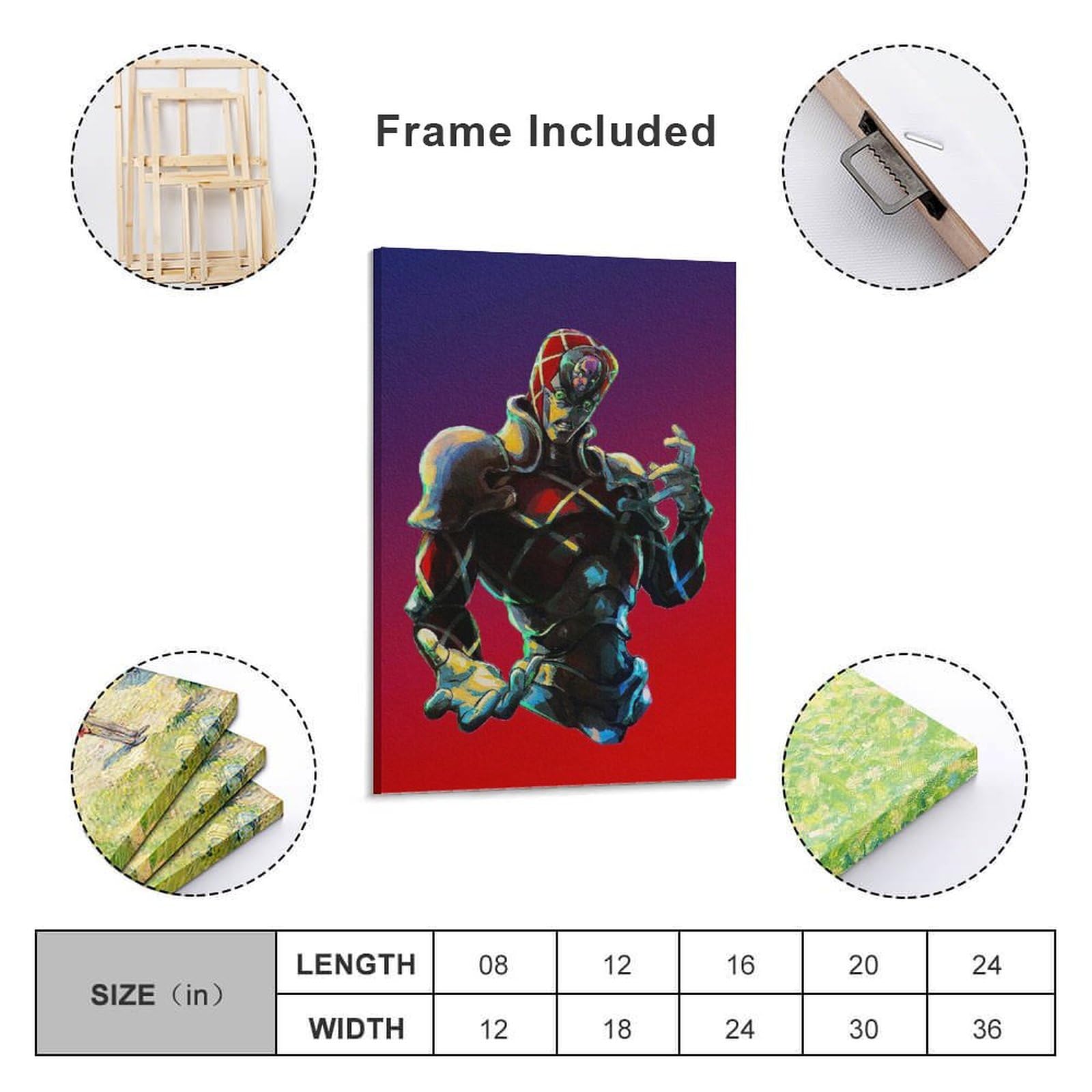 Amazon.co.jp: 30×45cm JOJO ジョジョの奇妙な冒険 ディアボロ 替身