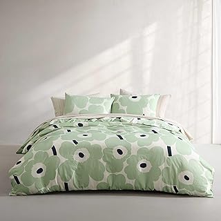 Marimekko - Full/Queen Duvet Cover Set, Super Soft Organic Bedding with ...